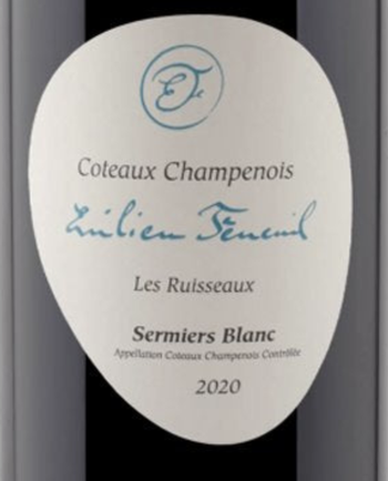 Emilien Feneuil Coteaux Champenois Les Ruisseaux Sermiers Blanc 2020